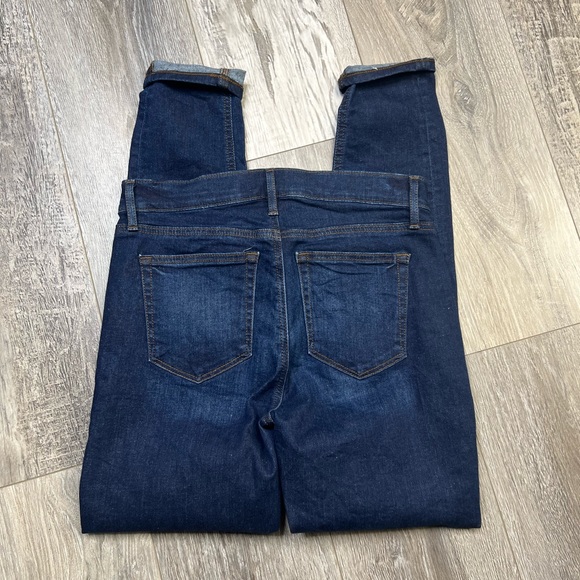 LOFT HI RISE SKINNY COTTON BLUE JEANS - Picture 2 of 9